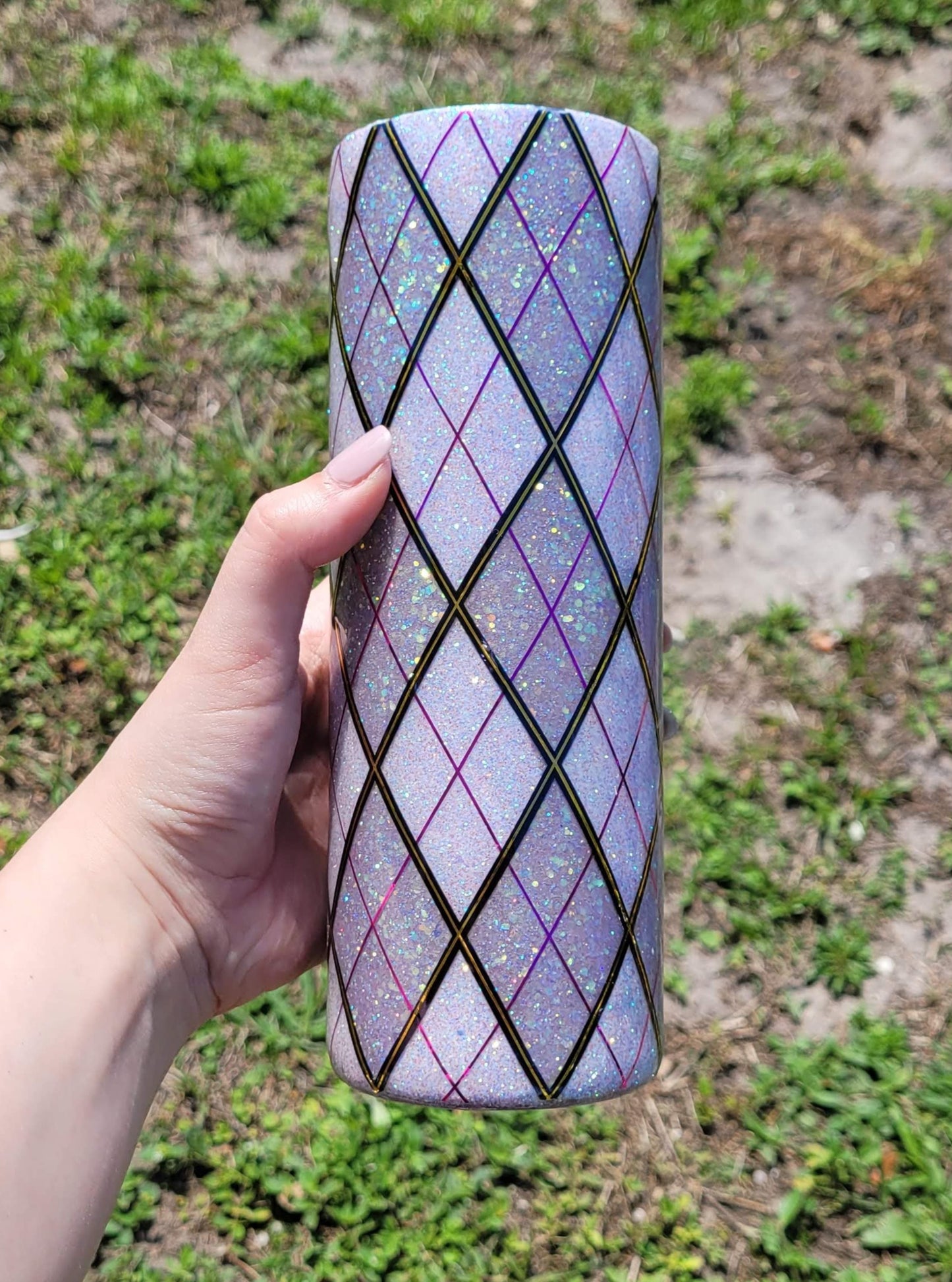 Argyle Style Stainless Steel Tumbler