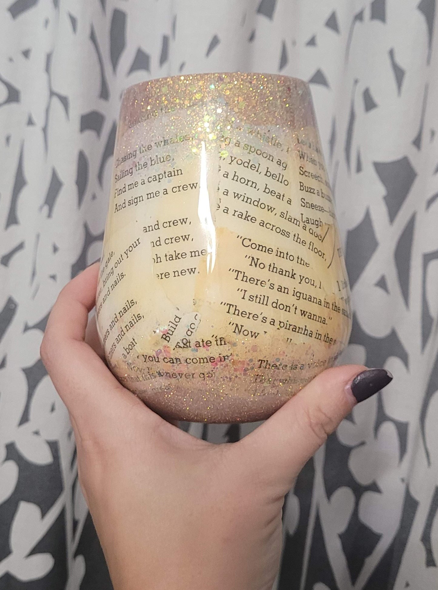 Bookish Wine Glass Tumbler