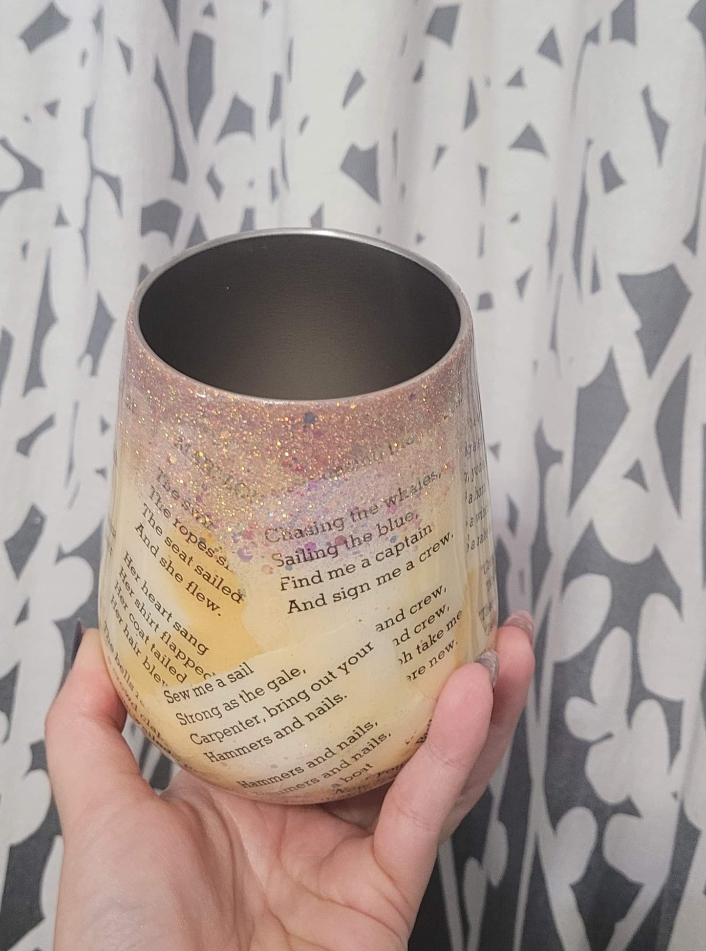 Bookish Wine Glass Tumbler