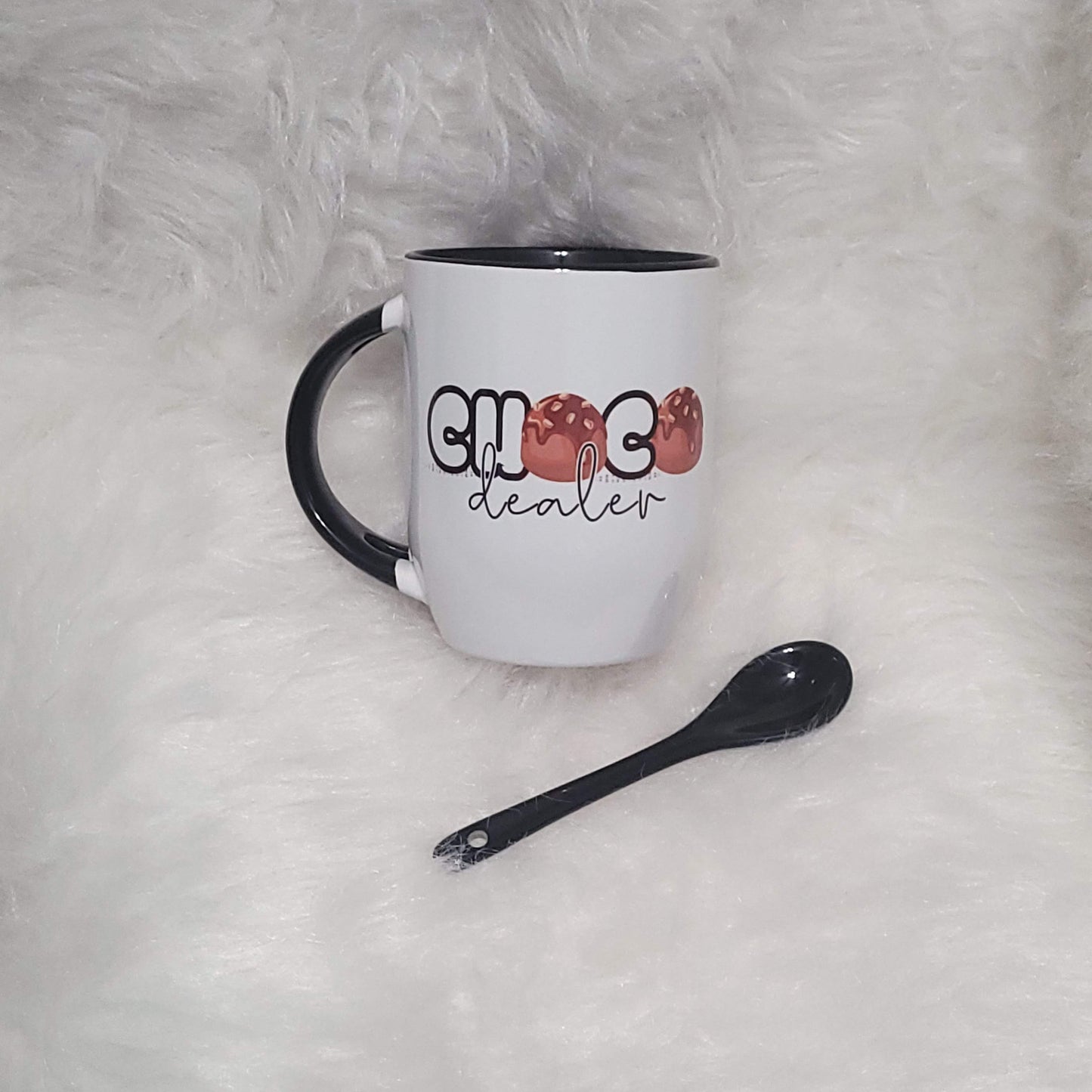 Chocolate Mug Cake Mug with Spoon