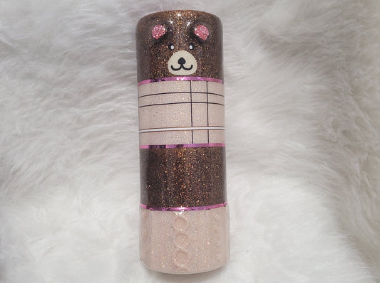 Teddy Bear Sweater 20oz Tumbler