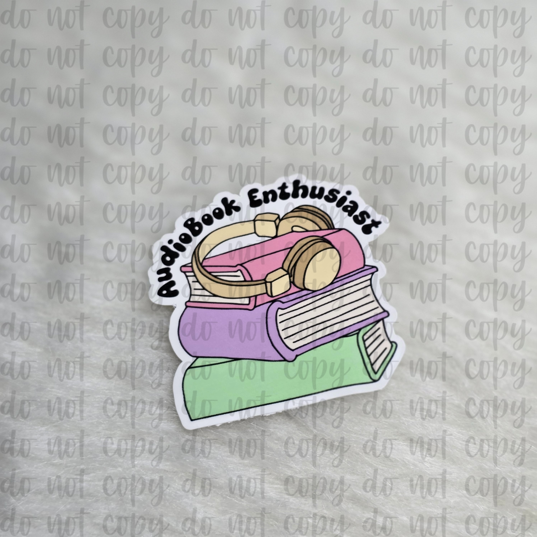 Audiobook Enthusiast Sticker