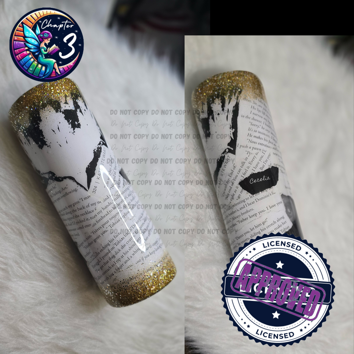 The Ravenhood® Chapter 25 Special Edition Book Page Tumbler