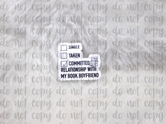 Book Boyfriend Sticker