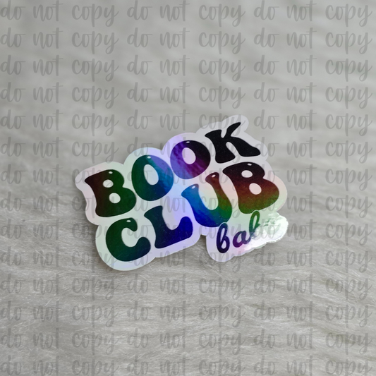 Book Club Babe Sticker