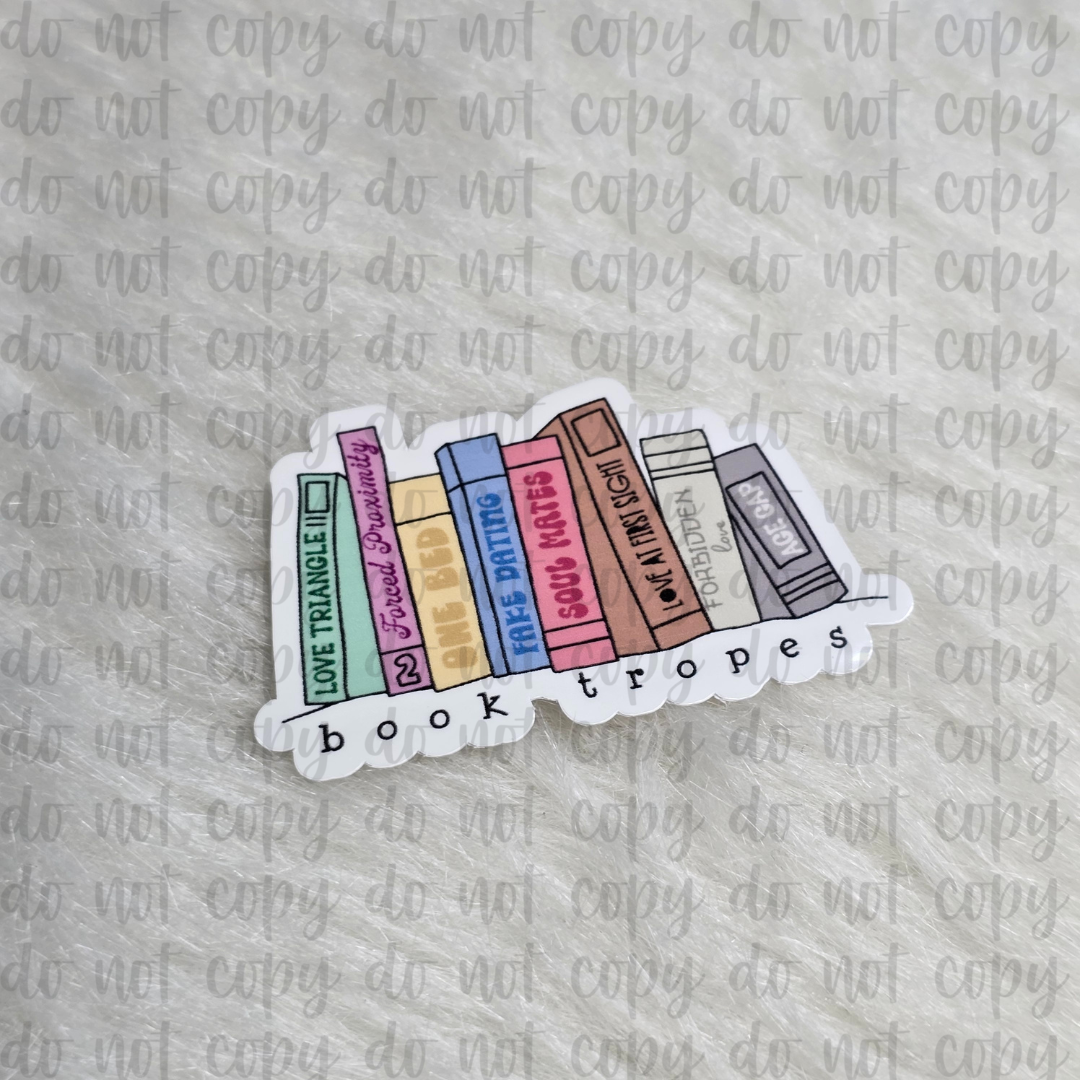 Book Tropes Sticker