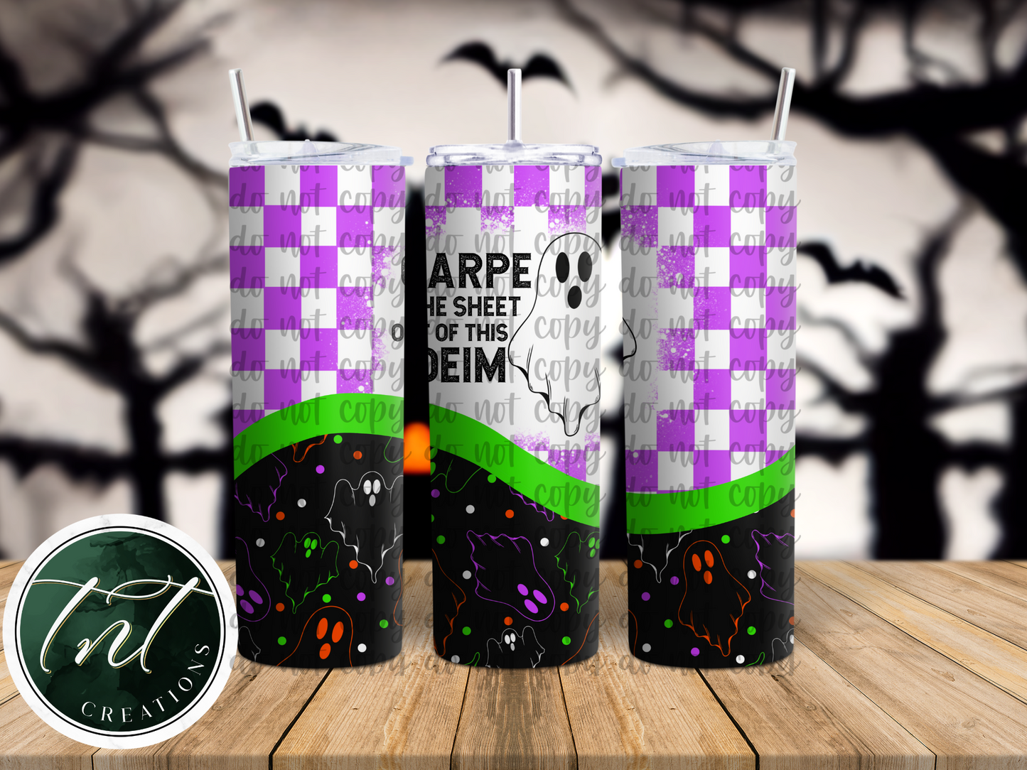 Carpe Deim - Tumbler Wrap