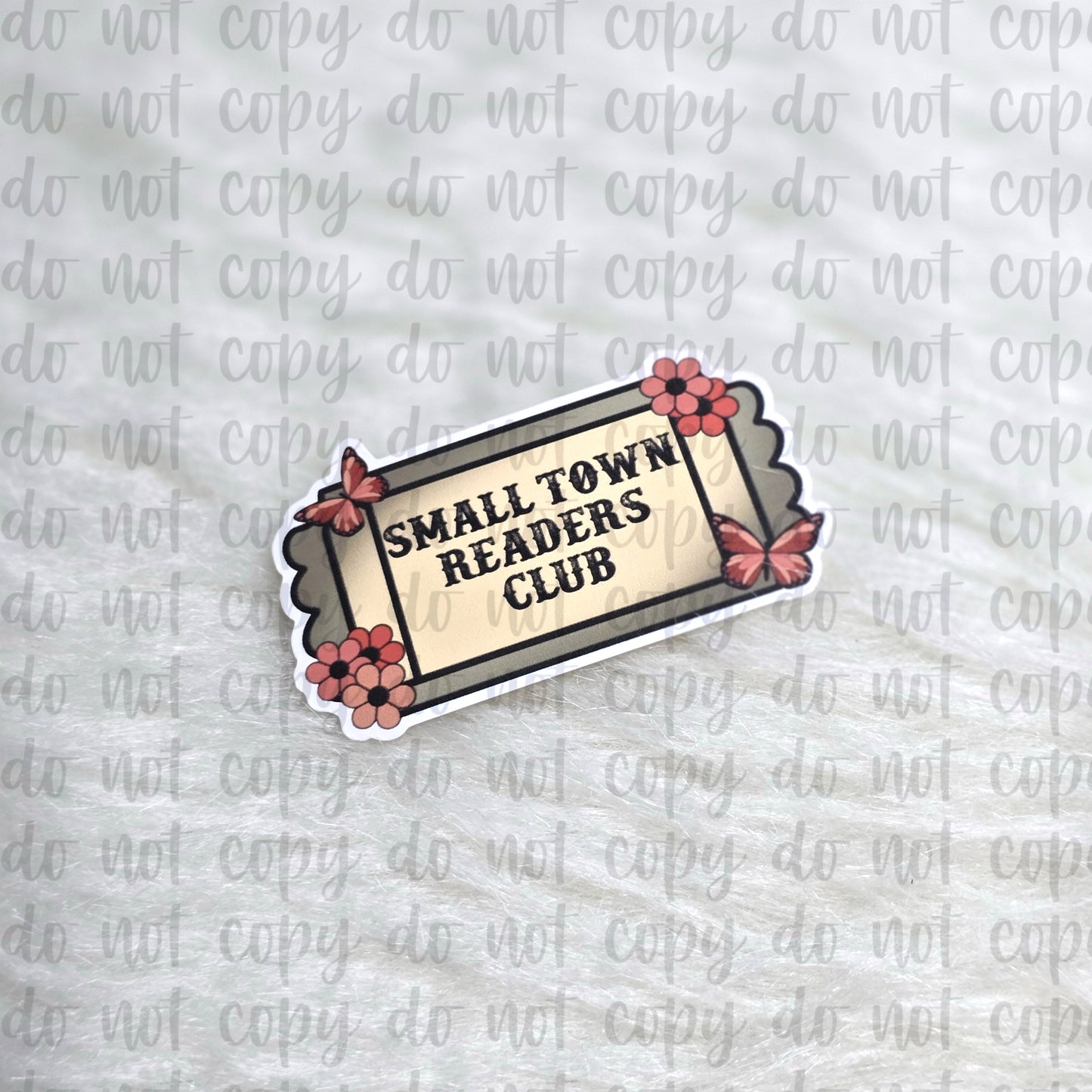 Small Town Romance Readers Club Sticker