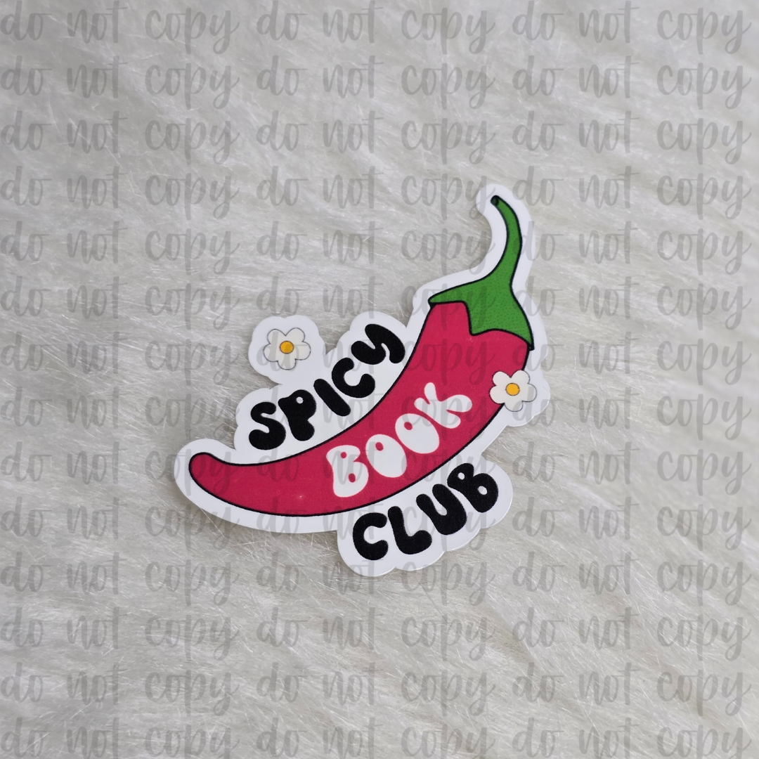 Spicy Book Club Sticker