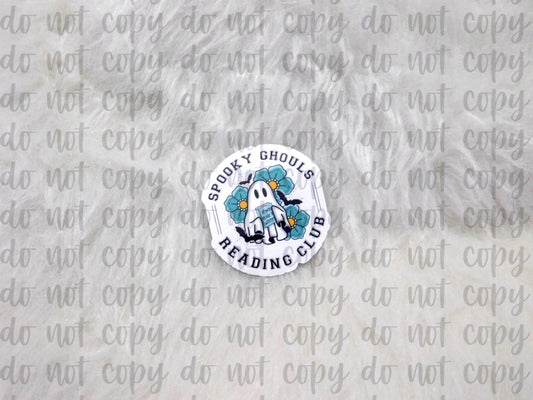 Spooky Ghouls Reading Club Bookish Sticker