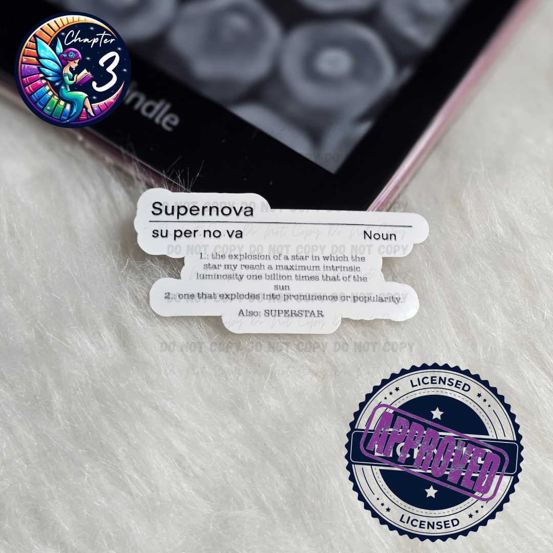 Supernova Definition Sticker