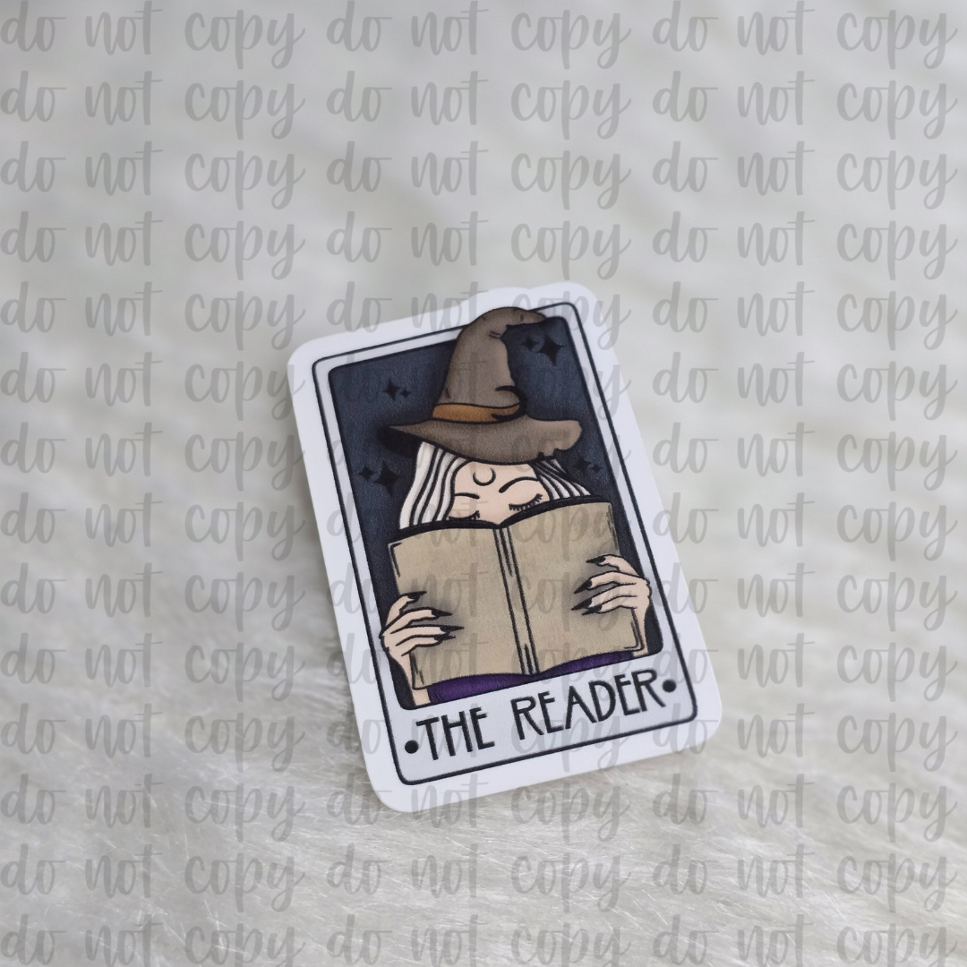 The Witchy Reader Tarot Card Sticker