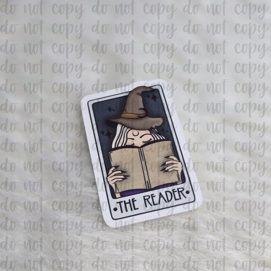 The Witchy Reader Tarot Card Sticker