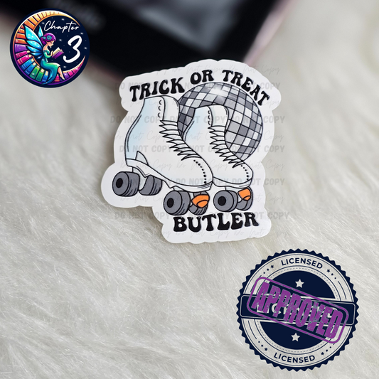 Trick or Treat Butler Sticker