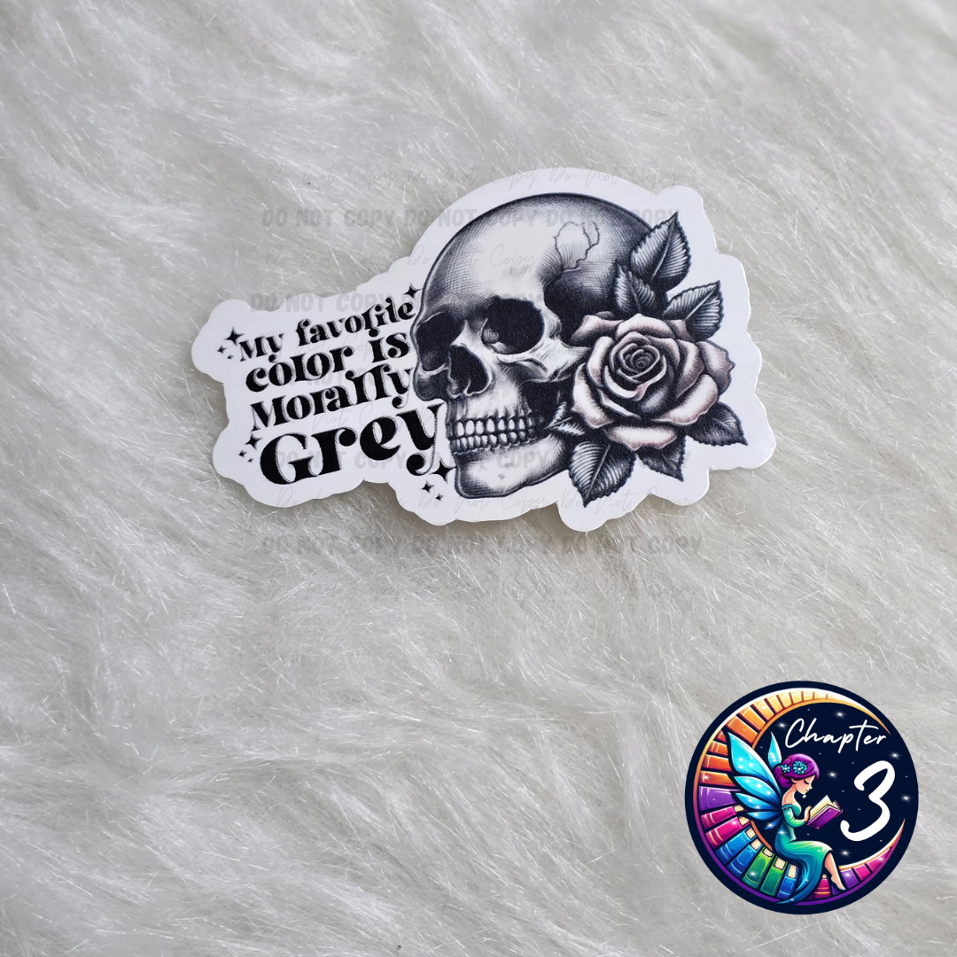 My Favorite Color Is Morally Grey Sticker