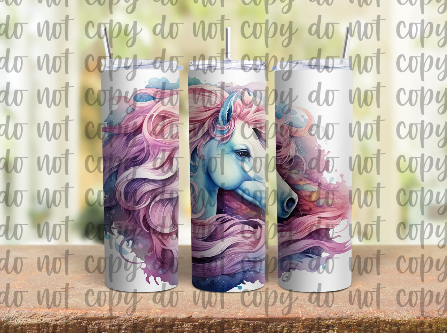 Unicorn Sublimation Tumbler