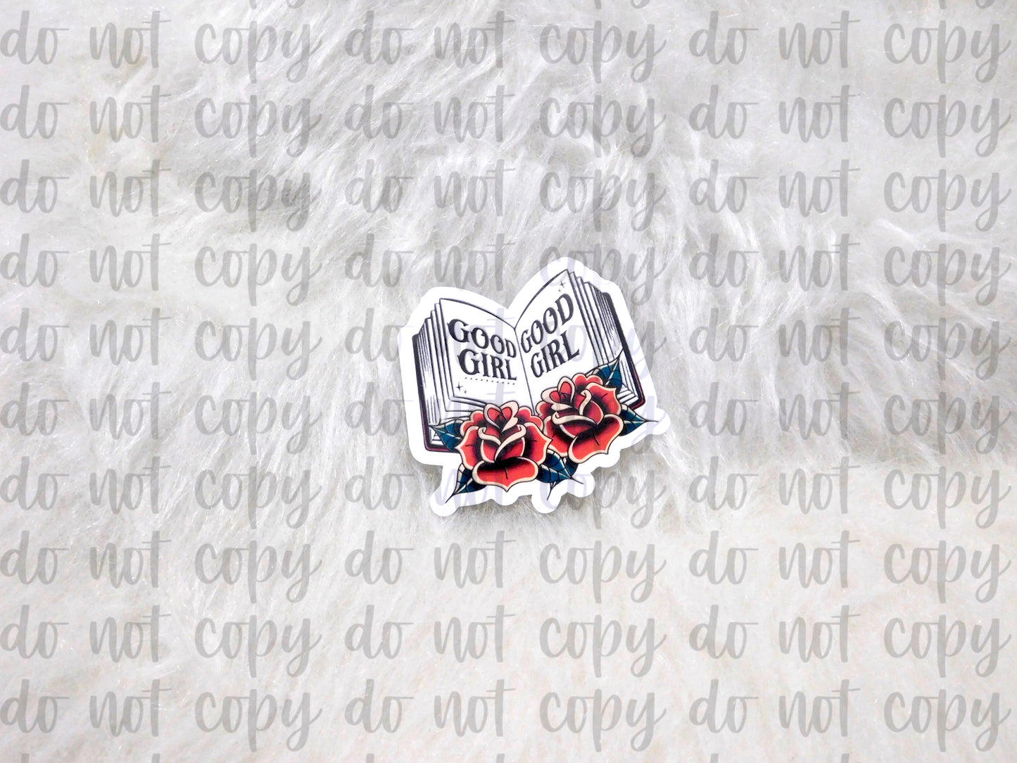 Good Girl Bookish Sticker