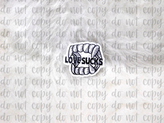 Love Sucks Sticker