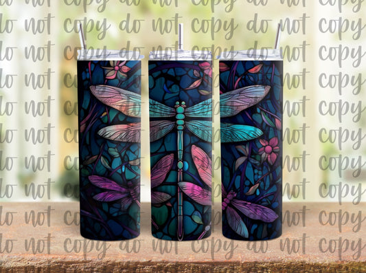 Stained Glass Sublimation Tumbler