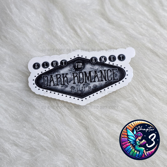 Dark Romance Club Sticker