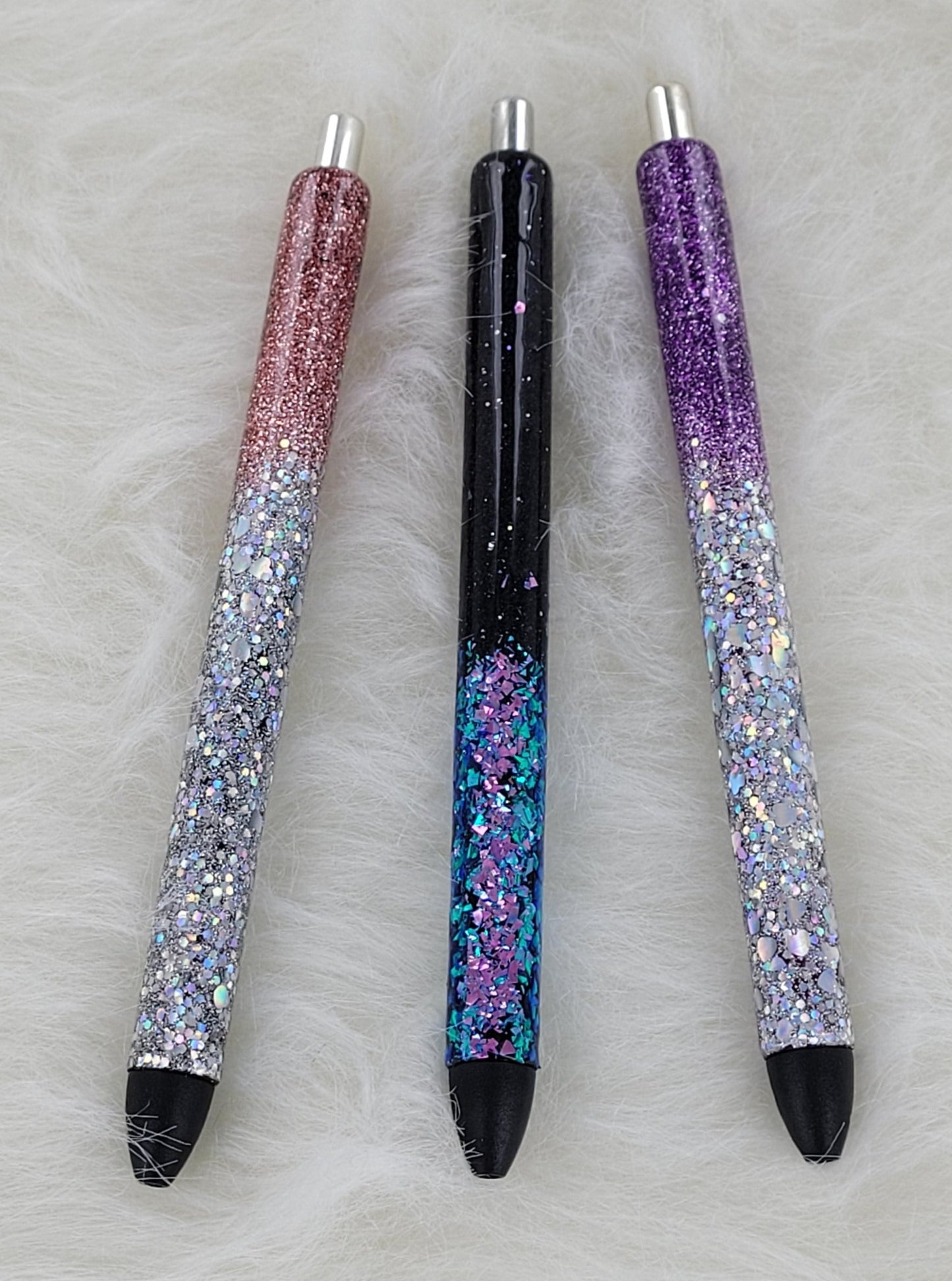 Custom Glitter Refillable Pen