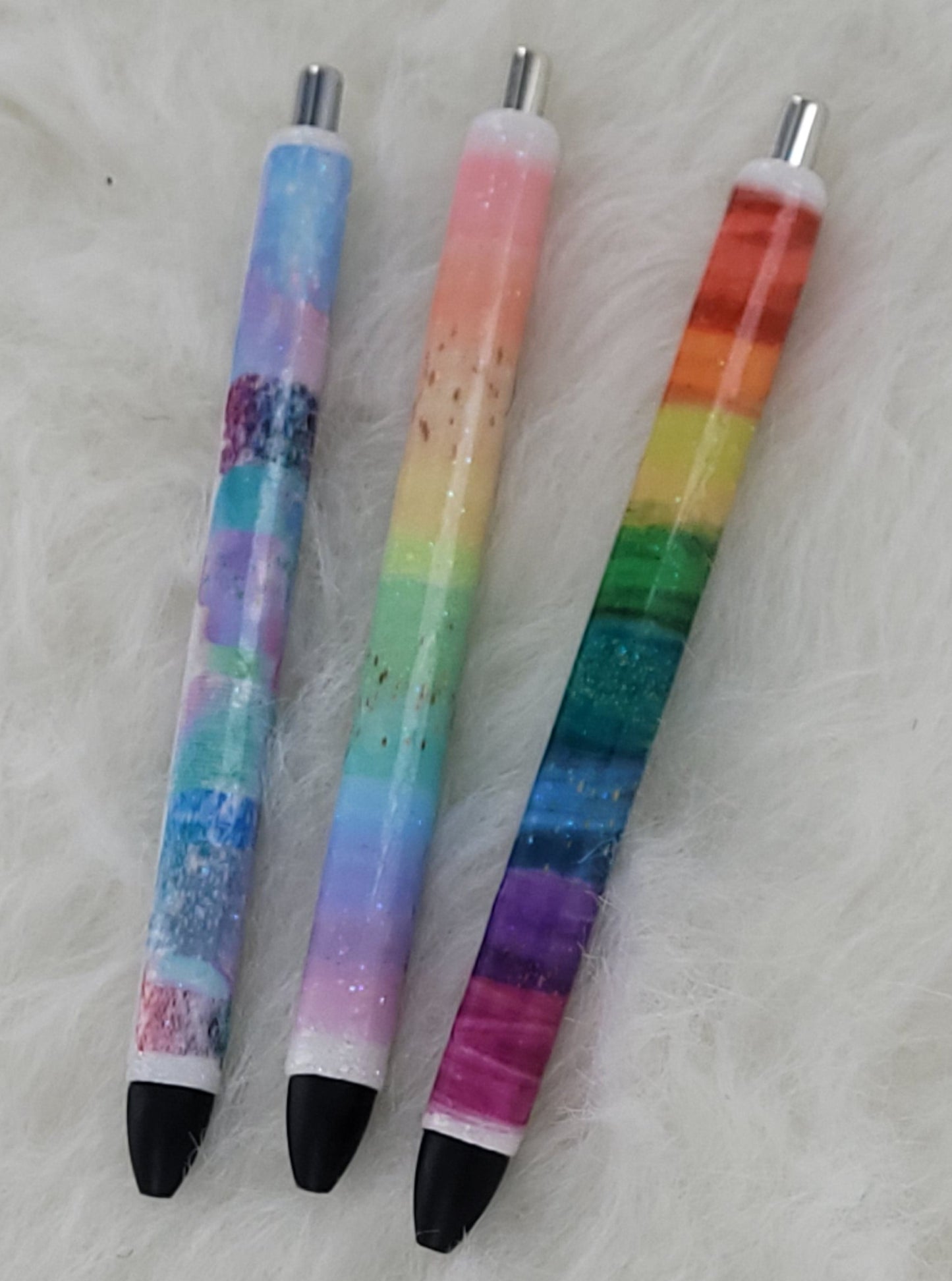 Rainbow Refillable Glitter Pens