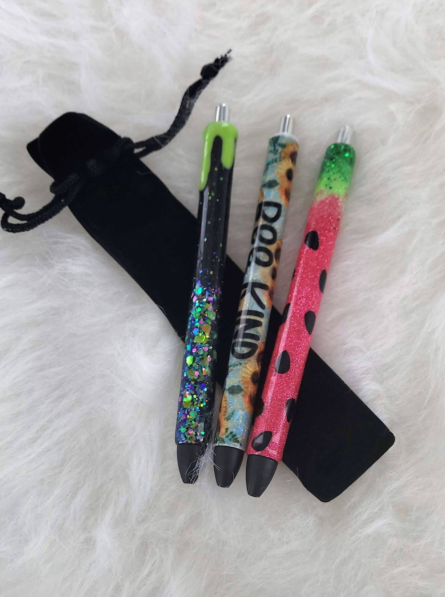 Whimsical Refillable Glitter Pens