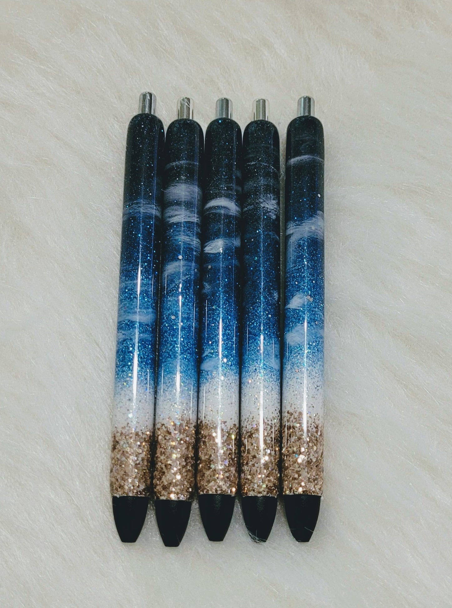 Deep Ocean Beach Refillable Glitter Pen