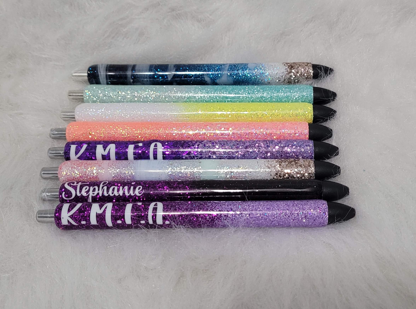 Custom Glitter Refillable Pen