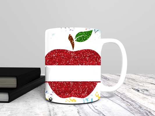 Teacher Apple Custom 15oz Mug