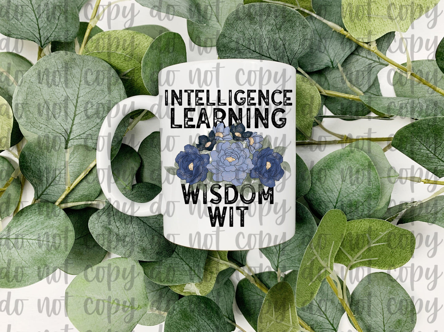 Blue House Floral Wizard 15oz Mug