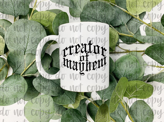 Creator of Mayhem 15oz Mug